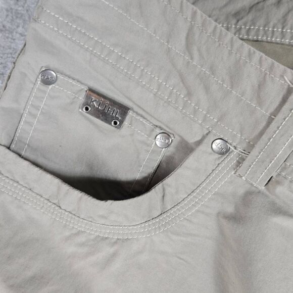 Kuhl Men Pants 36x32 Stealth Liberator Convertible Khaki Zip Off Hiking Outdoor - Picture 5 of 12